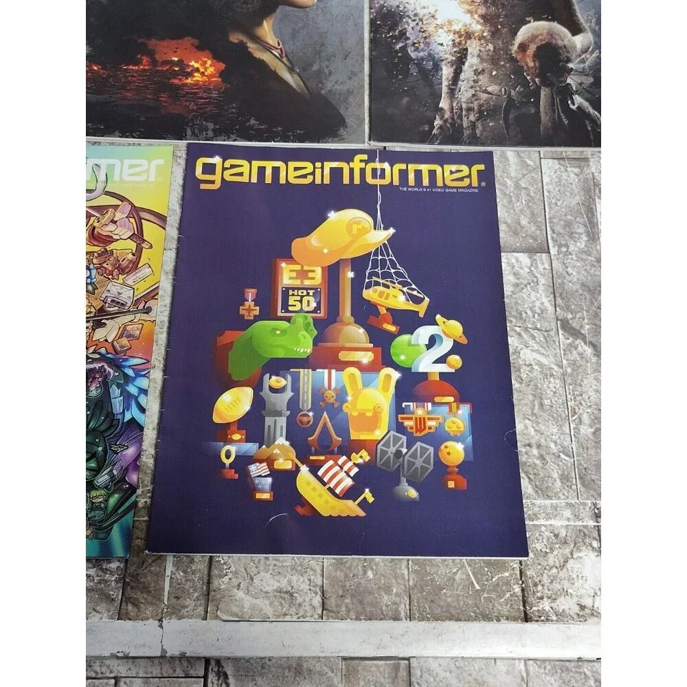 Lot Of 5 Game Informer Magazine Issues 287, 288, 289, 290, 292